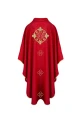 Czerwony ornat z haftem eucharystycznym - tył