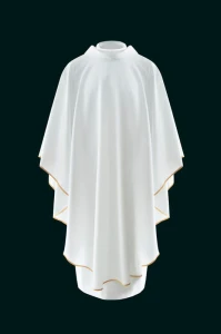 Biały ornat mszalny 
