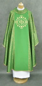 Ornat eucharystyczny w kolorze zielonym 202-Z